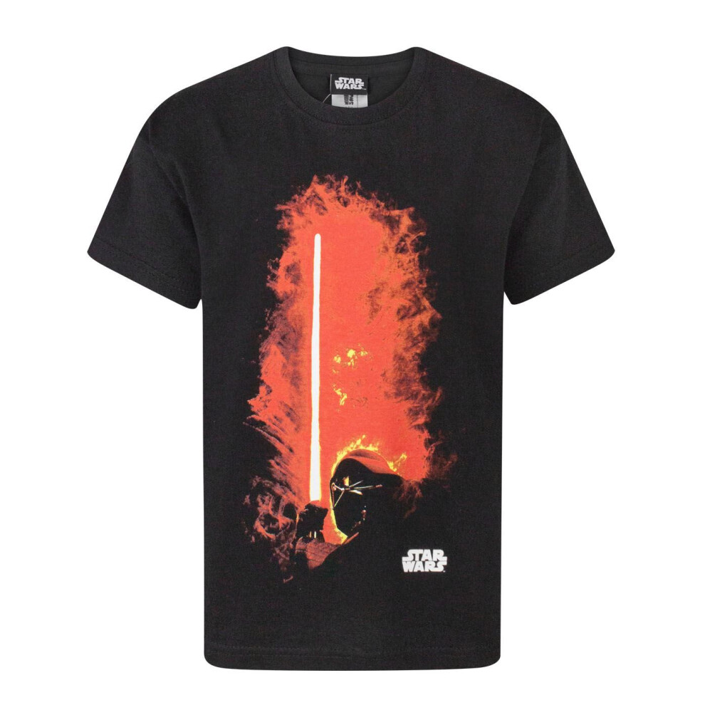 Star Wars Short Sleeved T-Shirt (Boys Black)