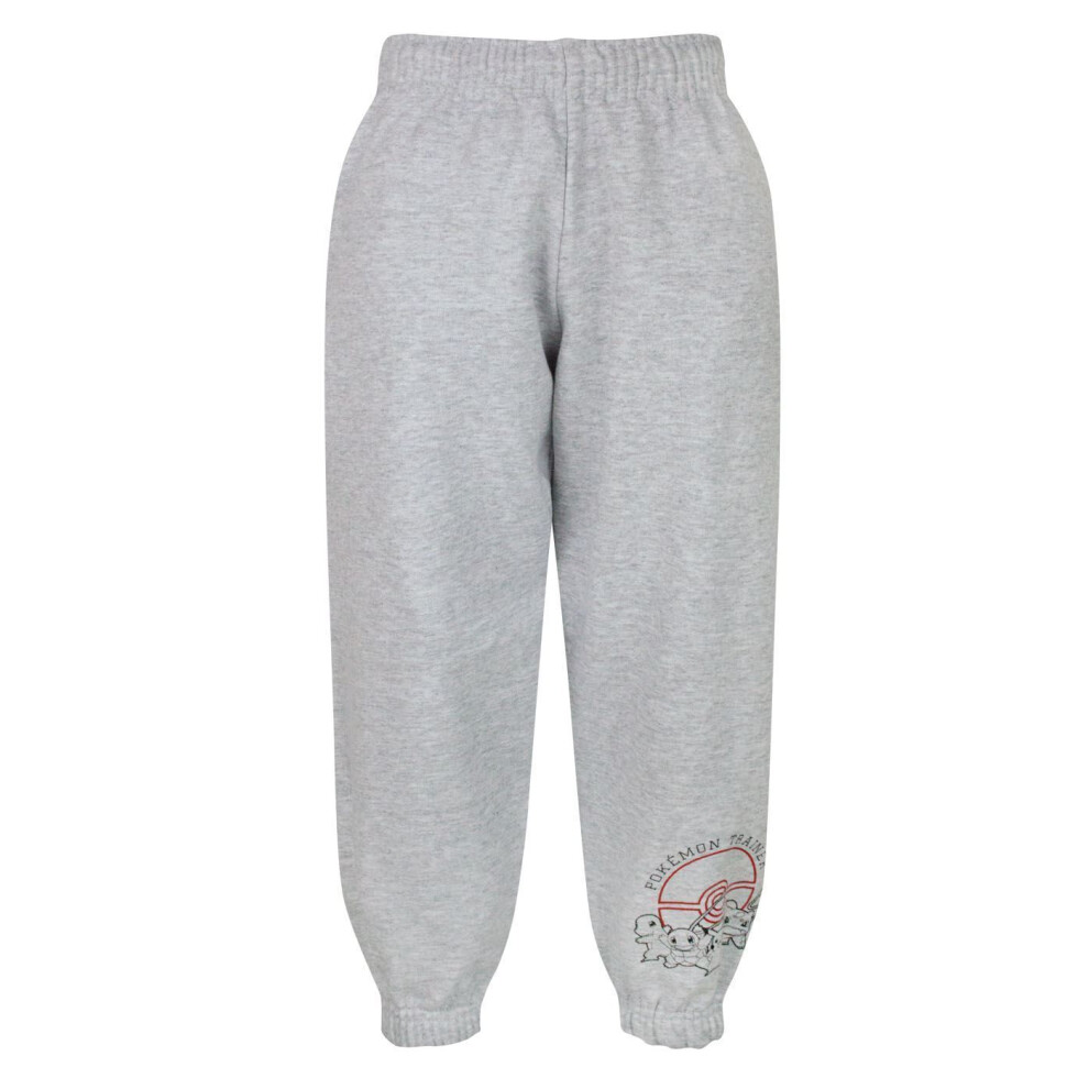 (11-12 Years) Pokemon Joggers (Boys Grey)