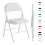 MCC (PACK OF 1, WHITE) 1/2/4/6 Faux Leather padded Foldable Chairs 3