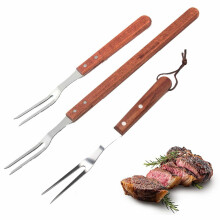 Outdoor Kitchen Portable BBQ Accessories Carving Fork Meat Fork Barbecue-Tool