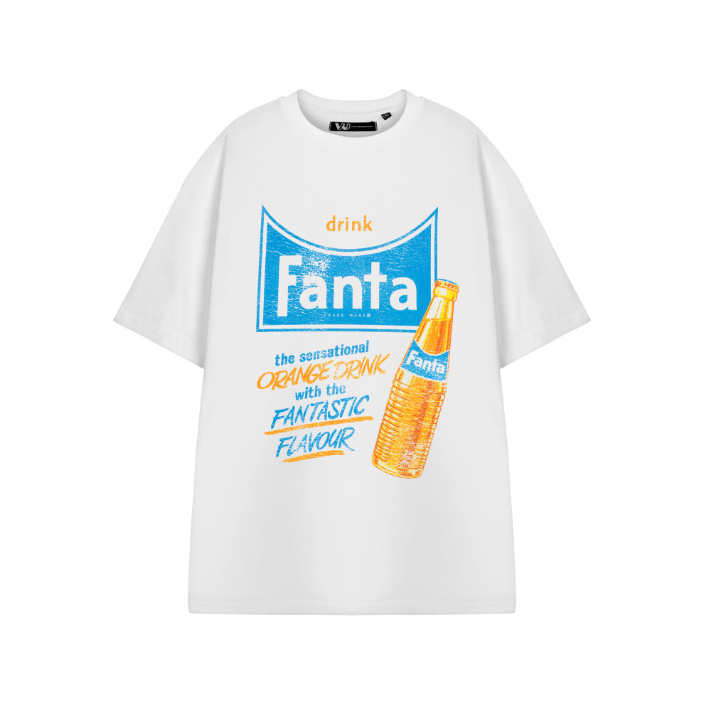 (Medium) Coca Cola Short Sleeved T-Shirt (Unisex White)