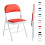 MCC (PACK OF 1, RED) 1/2/4/6 Faux Leather padded Foldable Chairs 3