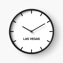 (Las Vegas Time Zone Newsroom=311) Wall Clock 12 Inch Funny Mantel & Tabletop Art Decor for Home Bedroom Office