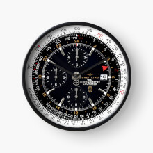 (Luxury Watch Face=202) Wall Clock 12 Inch Funny Mantel & Tabletop Art Decor for Home Bedroom Office