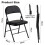 MCC (PACK OF 2, BLACK) 1/2/4/6 Faux Leather padded Foldable Chairs 4