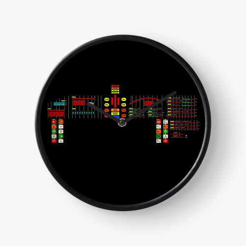 (Knight Rider - KITT Dashboard=1044) Wall Clock 12 Inch Funny Mantel ...
