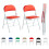 MCC (PACK OF 2, RED) 1/2/4/6 Faux Leather padded Foldable Chairs 3