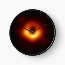 (First Ever Image of a Black Hole (8K Resolution)=2770) Wall Clock 12 Inch Funny Mantel & Tabletop Art Decor for Home Bedroom Office