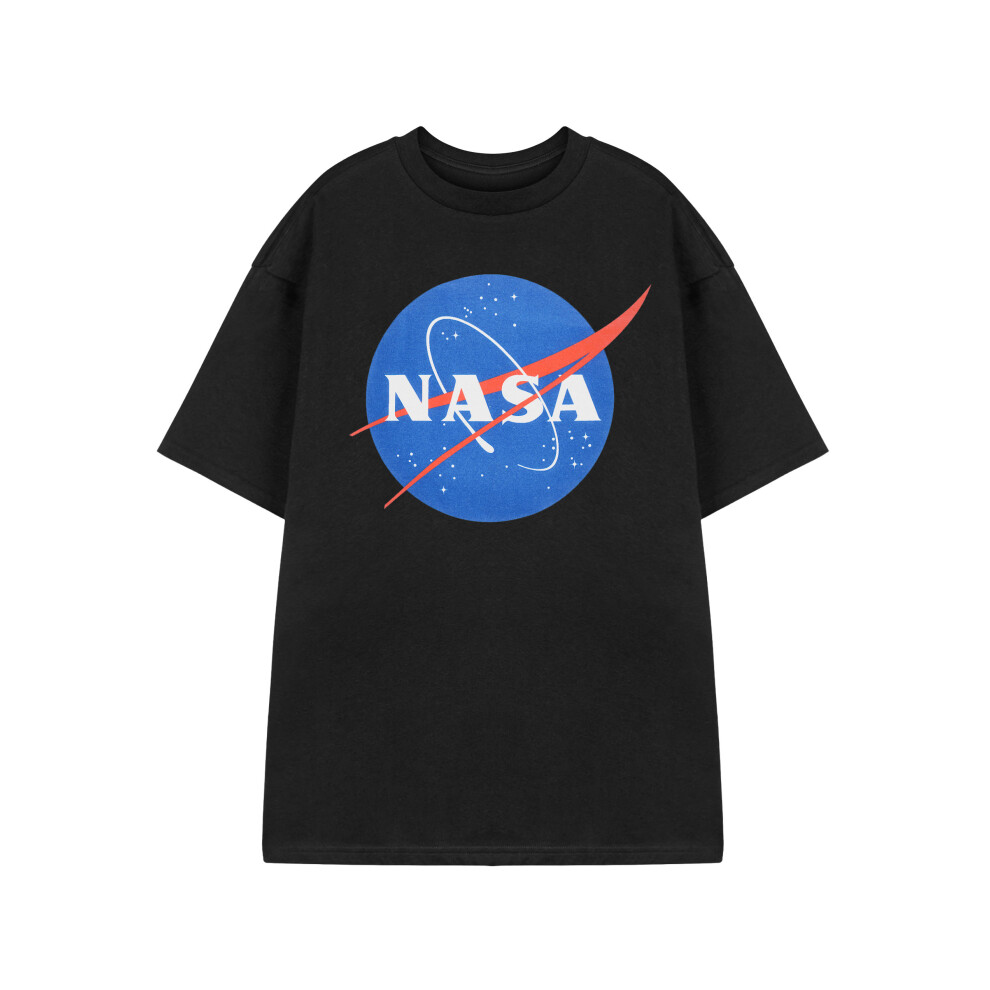 Nasa Women's Black (Xx-Large) Short Sleeved T-Shirt (Unisex )
