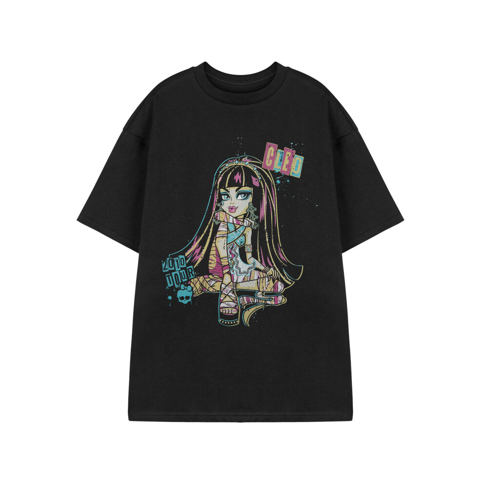 (XX-Large) Monster High Short Sleeved T-Shirt (Womens Black)