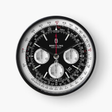 (Black Navigator Face=5147) Wall Clock 12 Inch Funny Mantel & Tabletop Art Decor for Home Bedroom Office
