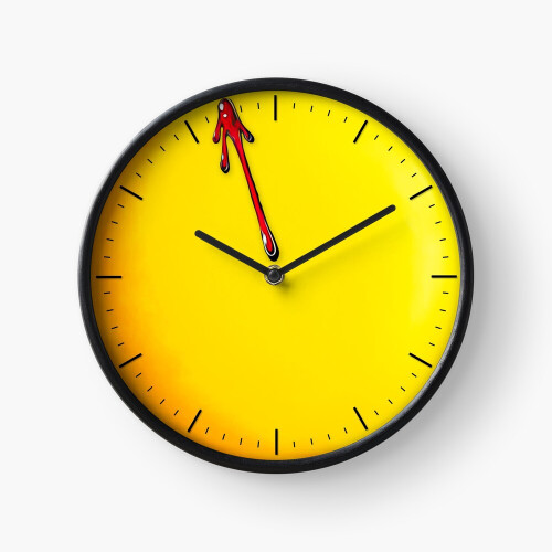 (Doomsday - Watchmen Comics=4971) Wall Clock 12 Inch Funny Mantel & Tabletop Art Decor for Home Bedroom Office