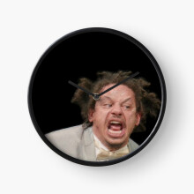 (Eric Andre Scream=5089) Wall Clock 12 Inch Funny Mantel & Tabletop Art Decor for Home Bedroom Office