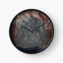 (Cod warzone map=5087) Wall Clock 12 Inch Funny Mantel & Tabletop Art Decor for Home Bedroom Office