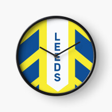 (Leeds United=5726) Wall Clock 12 Inch Funny Mantel & Tabletop Art Decor for Home Bedroom Office