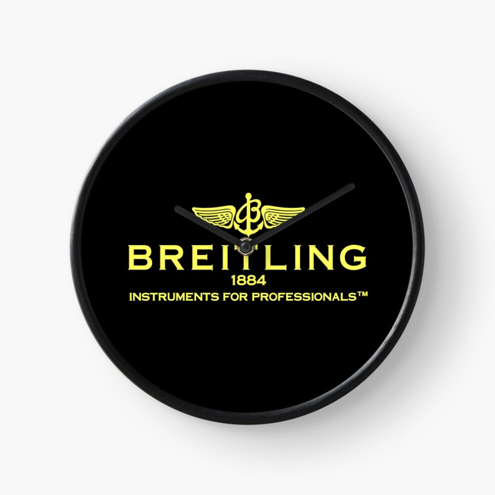 (Breitling 1884 Trending=6850) Wall Clock 12 Inch Funny Mantel & Tabletop Art Decor for Home Bedroom Office