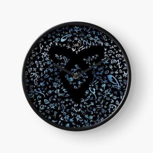 Wall Runes Blue (Shadowhunters rune - pattern texture with vanishing angelic power rune ...