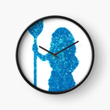 (Where you are=9681) Wall Clock 12 Inch Funny Mantel & Tabletop Art Decor for Home Bedroom Office