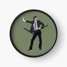 (Dance Like Jarvis Cocker=9664) Wall Clock 12 Inch Funny Mantel & Tabletop Art Decor for Home Bedroom Office