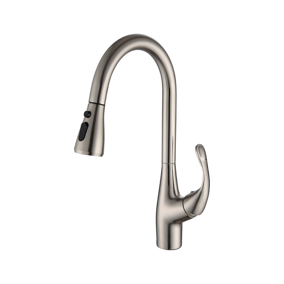 Silver Kitchen Taps Pull Out Spray Kitchen Faucet 2 Modes 360 Silver-image-OPC-PFFFPH2-NEW