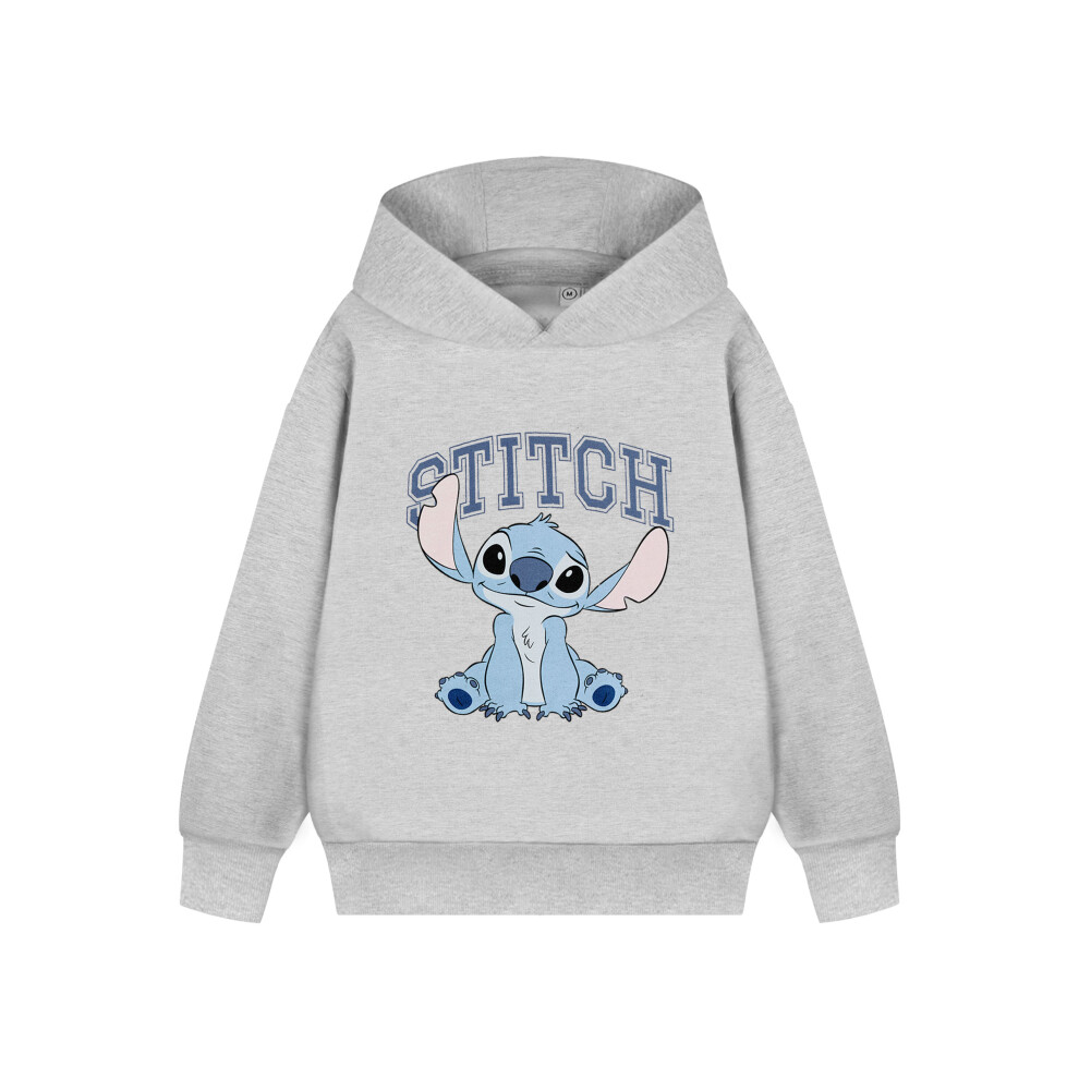 Disney Lilo Stitch Hoodie Girls Grey on OnBuy