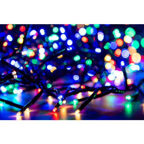 (720) Christmas LED Cluster Light Multicolor Xmas Tree Home Décor 1