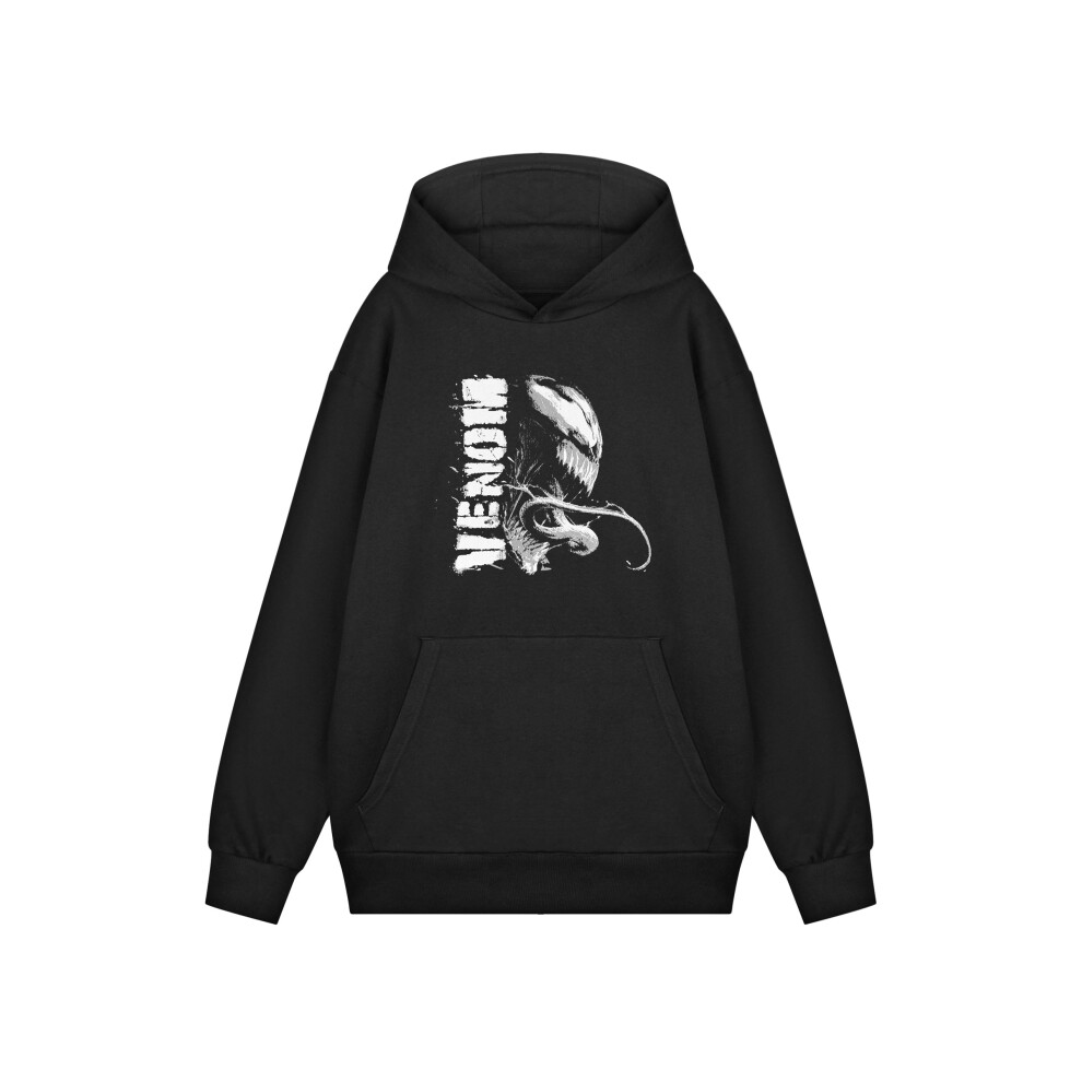 (Large) Marvel Hoodie (Mens Black)