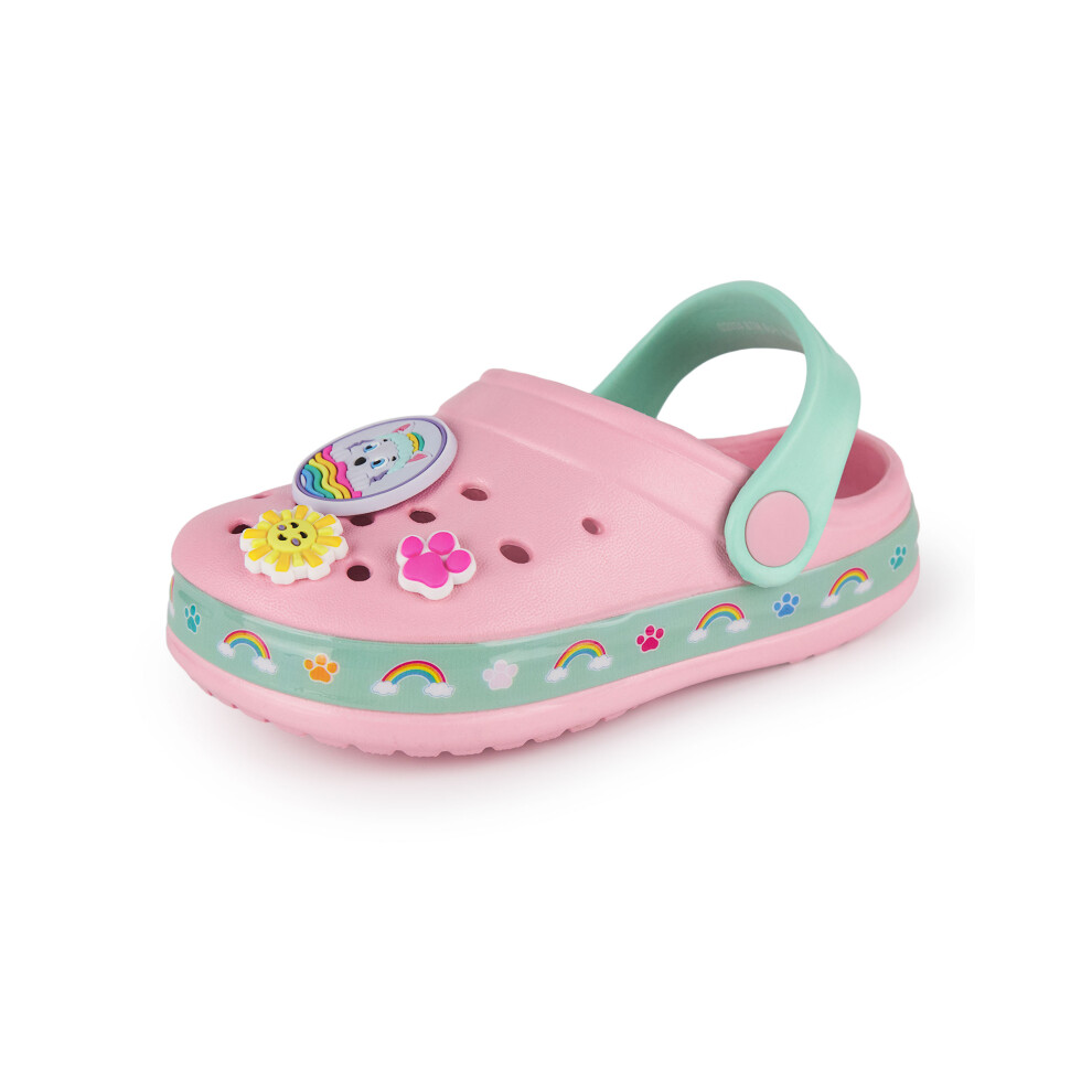 (8 UK Child) Paw Patrol Clogs (Girls Pink)