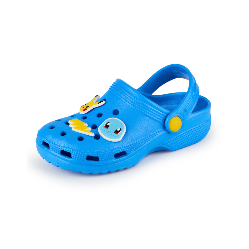 (1 UK Child) Pokemon Clogs (Unisex Kids Blue)