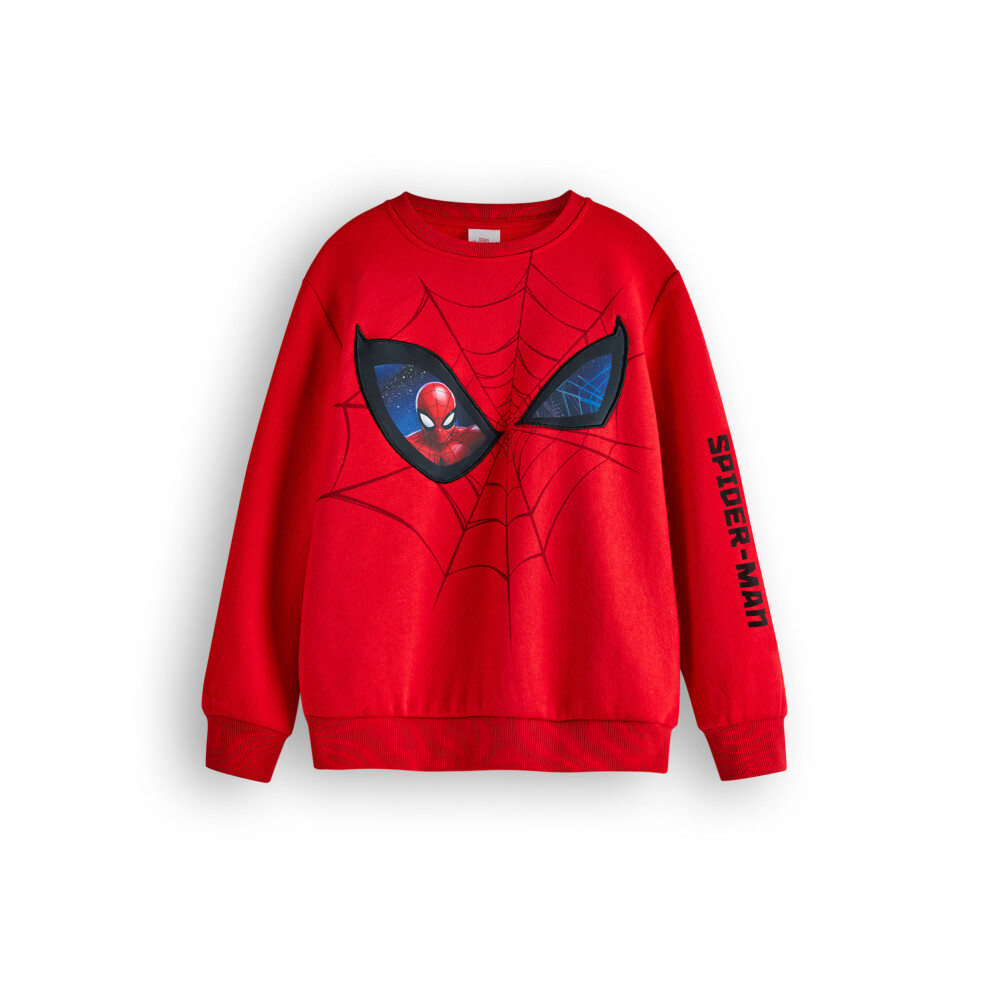 (3-4 Years) Marvel Sweatshirt (Boys Red)