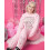 Barbie (Small) Barbie Sweatshirt (Womens Pink) 3