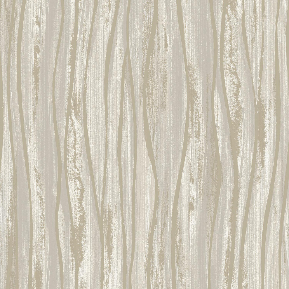 Grandeco Paul Moneypenny Silent Valley Metallic Neutral Wallpaper - Brown - 1.1kg - Image 6