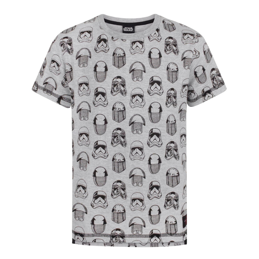 Star Wars Boys Grey (13-14 Years) Short Sleeved T-Shirt (S ) Size 13