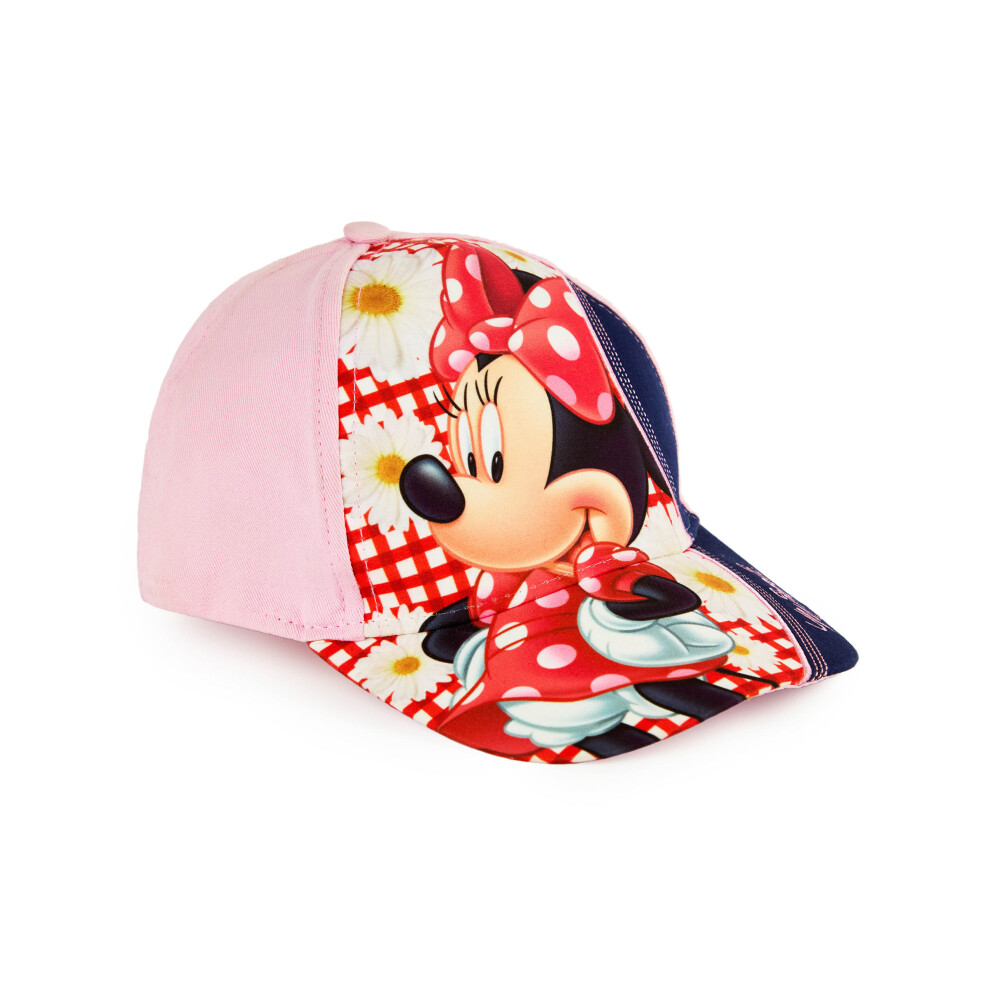 (S-M) Disney Snapback Curved Peak Cap (Girls Pink)