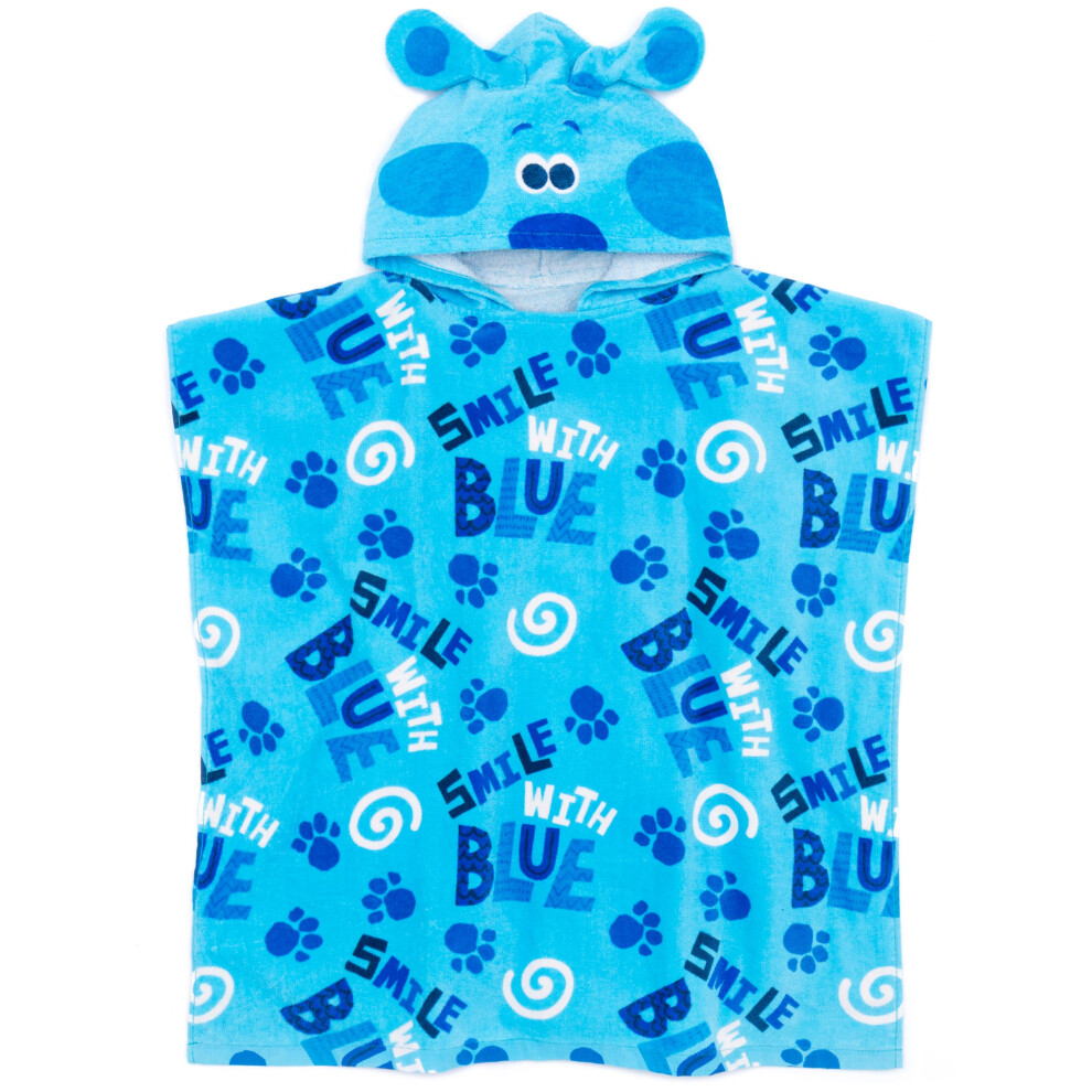 Blue's Clues & You! Poncho Towel (Unisex Kids Blue)