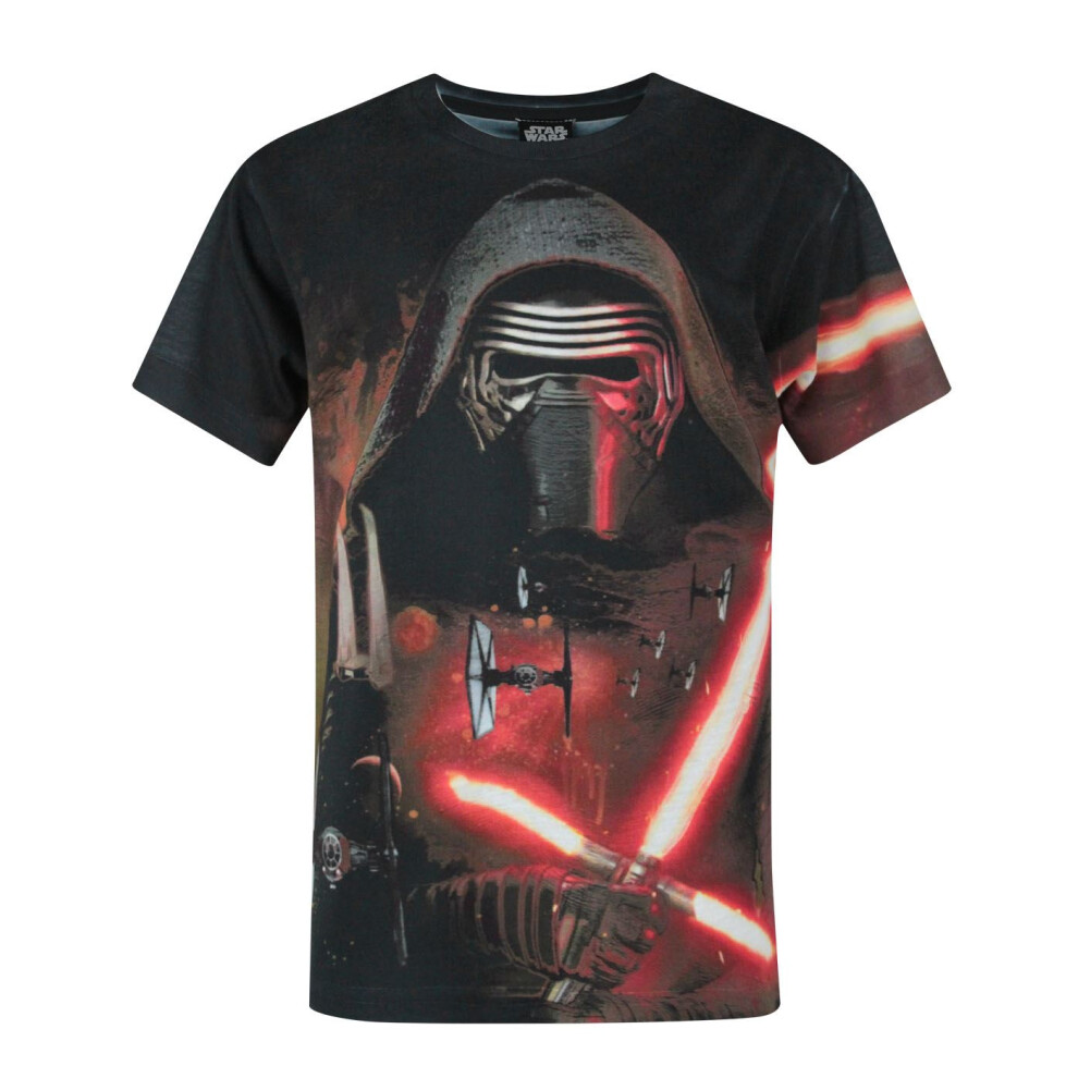 Star Wars Short Sleeved T-Shirt (Boys Black)