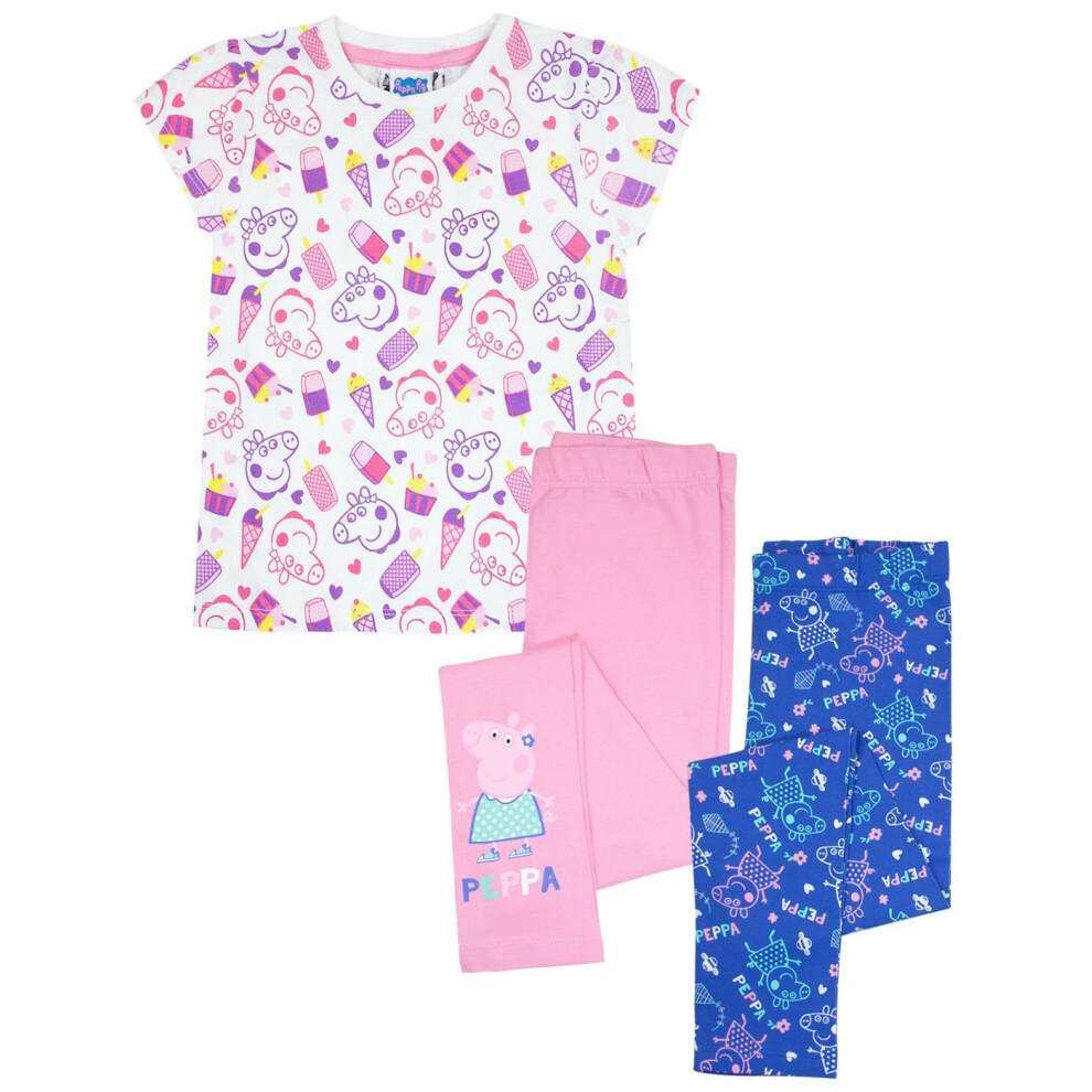 Peppa Pig Short Sleeved T-Shirt (Girls Pink)