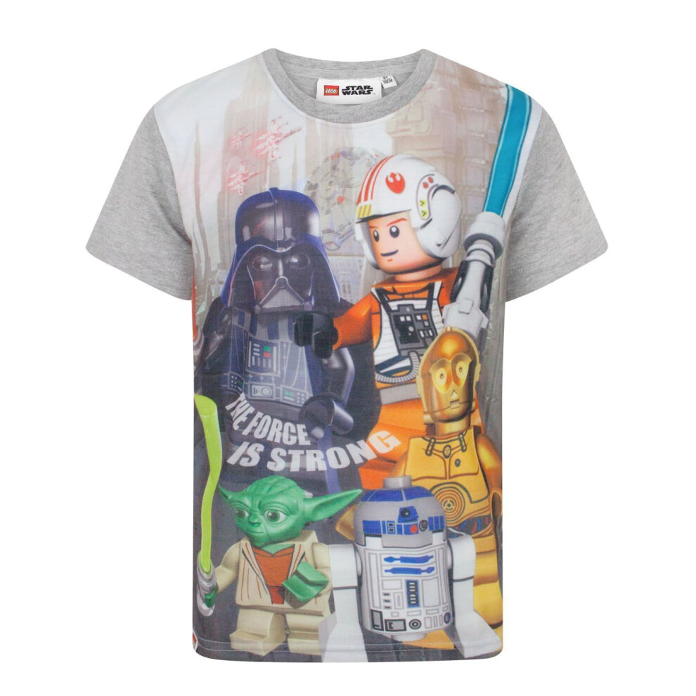 LEGO Short Sleeved T-Shirt (Boys Grey)