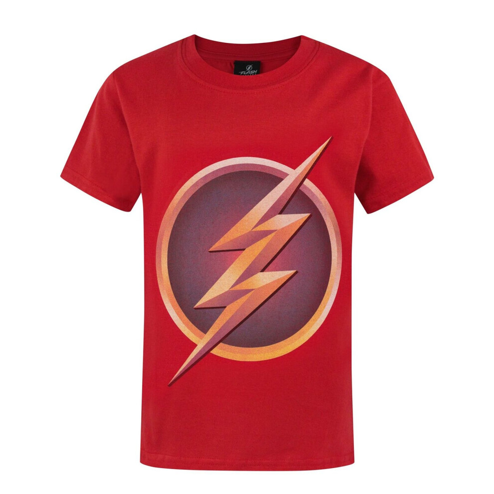 DC Comics Short Sleeved T-Shirt (Boys Red)