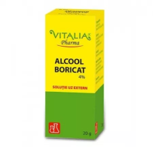 Alcool boricat 4%, 25 ml, Antiseptic local.