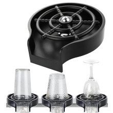 Home Automatic Glass Cup Washer Kitchen Beer Milk Tea Cup Cleaner Sink Accessories