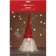 Kit criativo de Natal - Pai Natal - 1 pç - Decoração de festa - Atividade manual - Interior