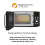 Tower Tower Sonar Black Kettle 2 Slice Toaster & 800W 20L Digital Microwave 12