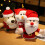 Mond open Kerstman pop pluche pop ouder-kind pop kerstcadeau 4
