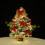 Gold mini Christmas tree 30cm simulation desktop plant office decorations Christmas decorations 5