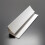 NES Home Bathroom 10mm White Trims For Shower Wall Panels Pvc Cladding 2.4m Long Fitting 2