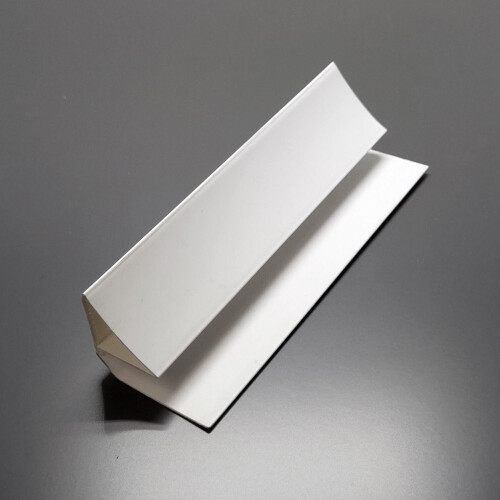 NES Home Bathroom 10mm White Trims For Shower Wall Panels Pvc Cladding 2.4m Long Fitting 1