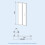 NES Home Bi-Fold Folding 700 mm Glass Door with Frameless 760 mm Side Panel 9