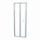 NES Home Bi-Fold Folding 700 mm Glass Door with Frameless 760 mm Side Panel 7