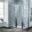 NES Home Bi-Fold Folding 700 mm Glass Door with Frameless 760 mm Side Panel 3